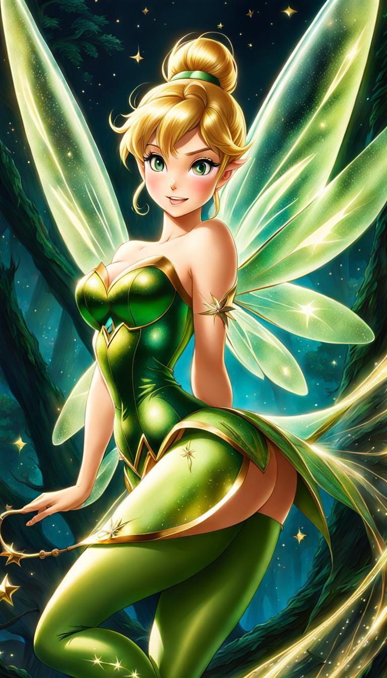 Hyperrealistic Anime Tinkerbell Movie Poster