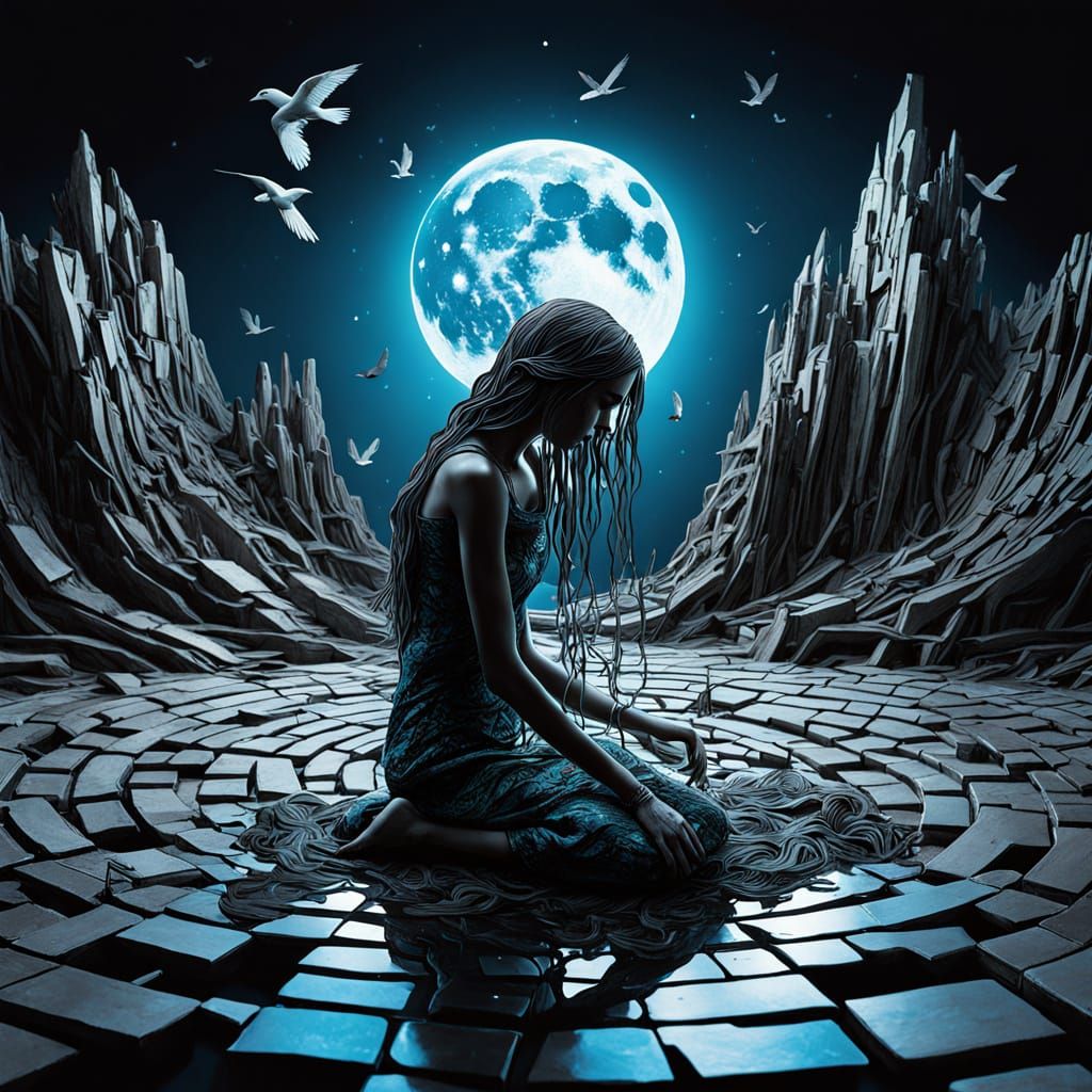 Melting Masterpiece in Vibrant Colors