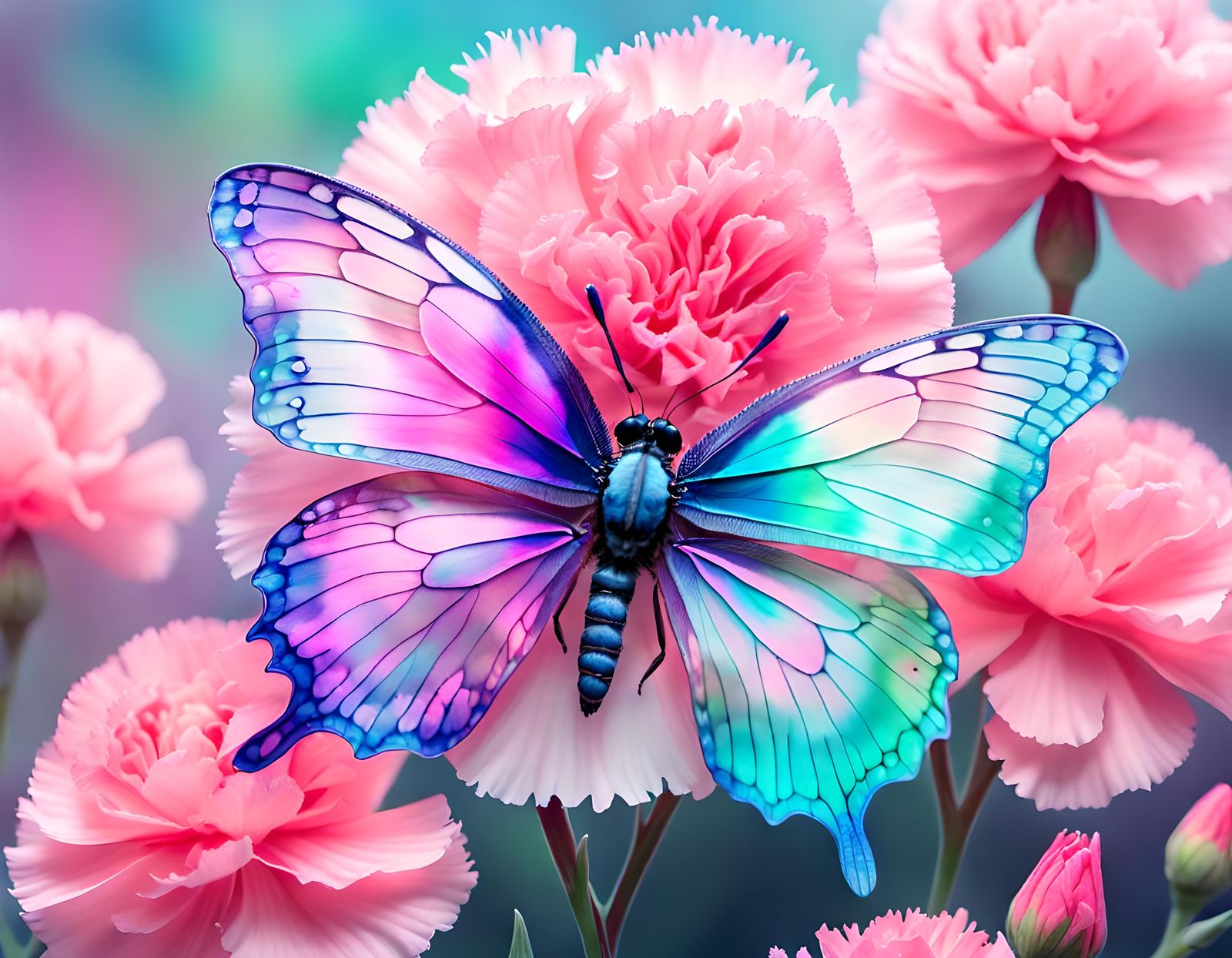 A translucent buttefly with  some light showing through the ...