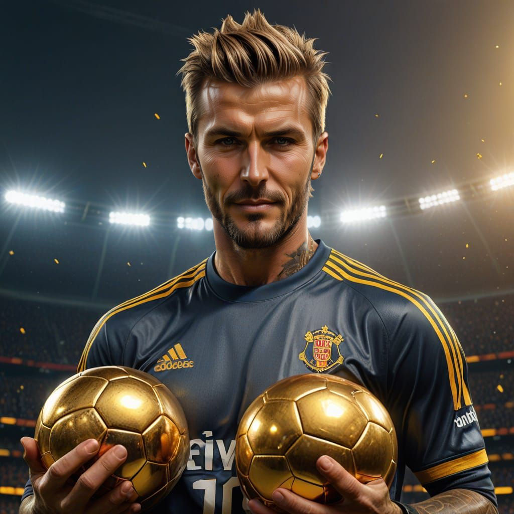 It's Mr Golden Balls himself (aka David Beckham)