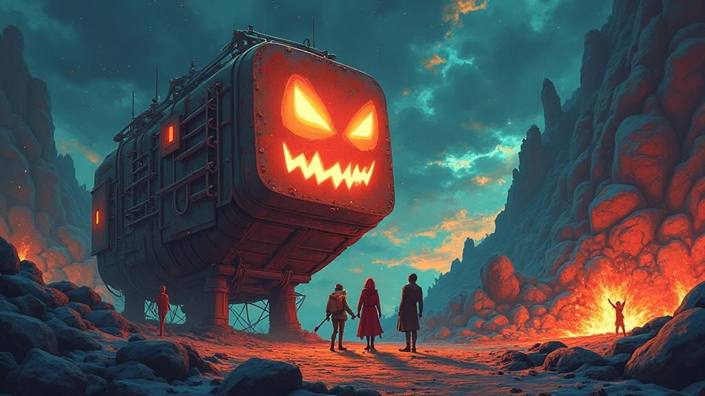 Funny Cartoonish Poster Image