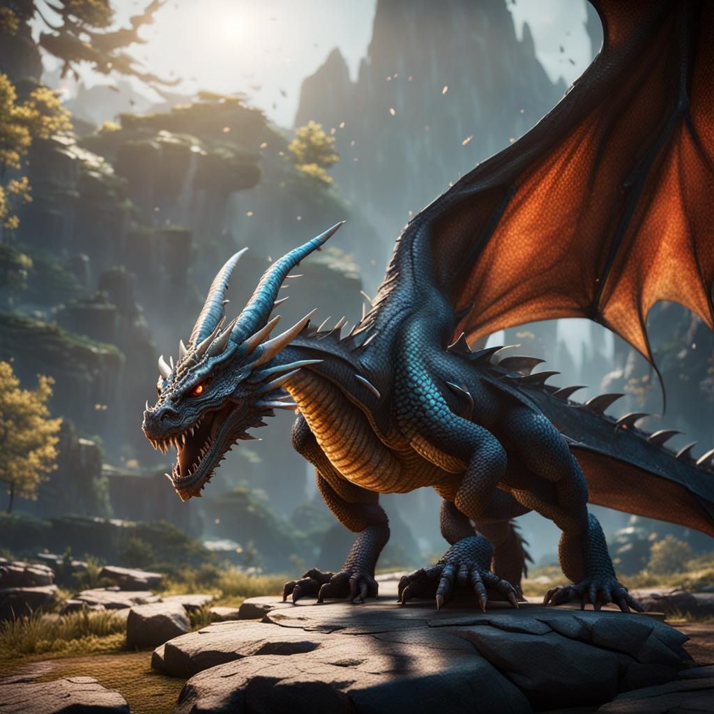 Epic 3D Dragons in 8K Resolution