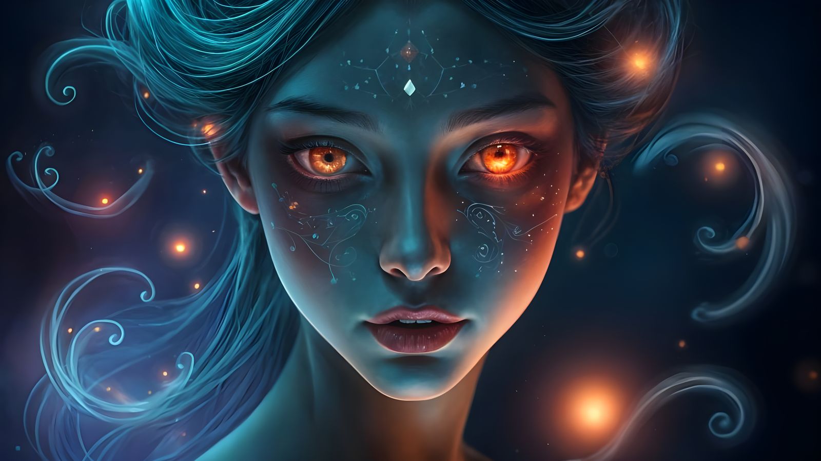 Surreal Dream Goddess in Whimsical Artistic Style