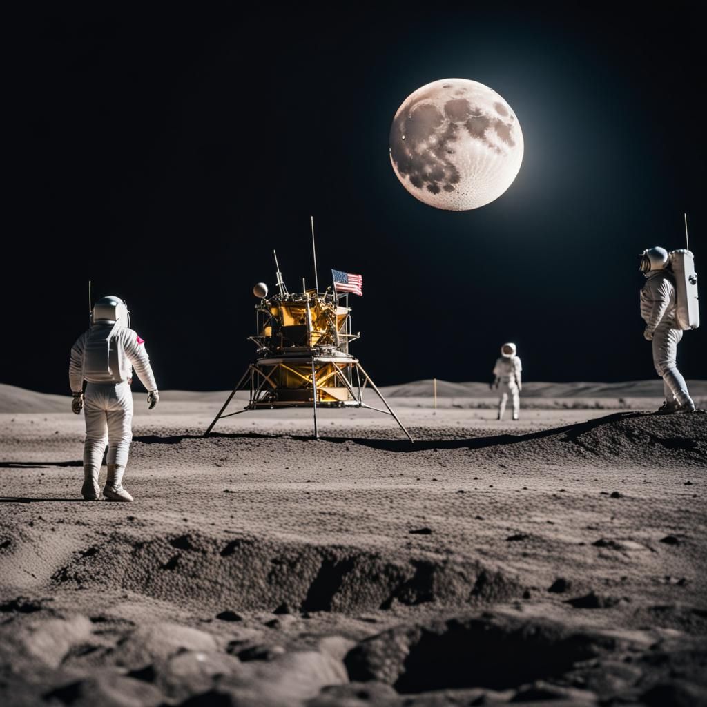 Moon Landing Baseball Game: Professional Photography