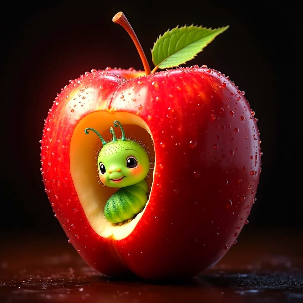 What's worse than finding a worm in your apple, finding half of one.....II