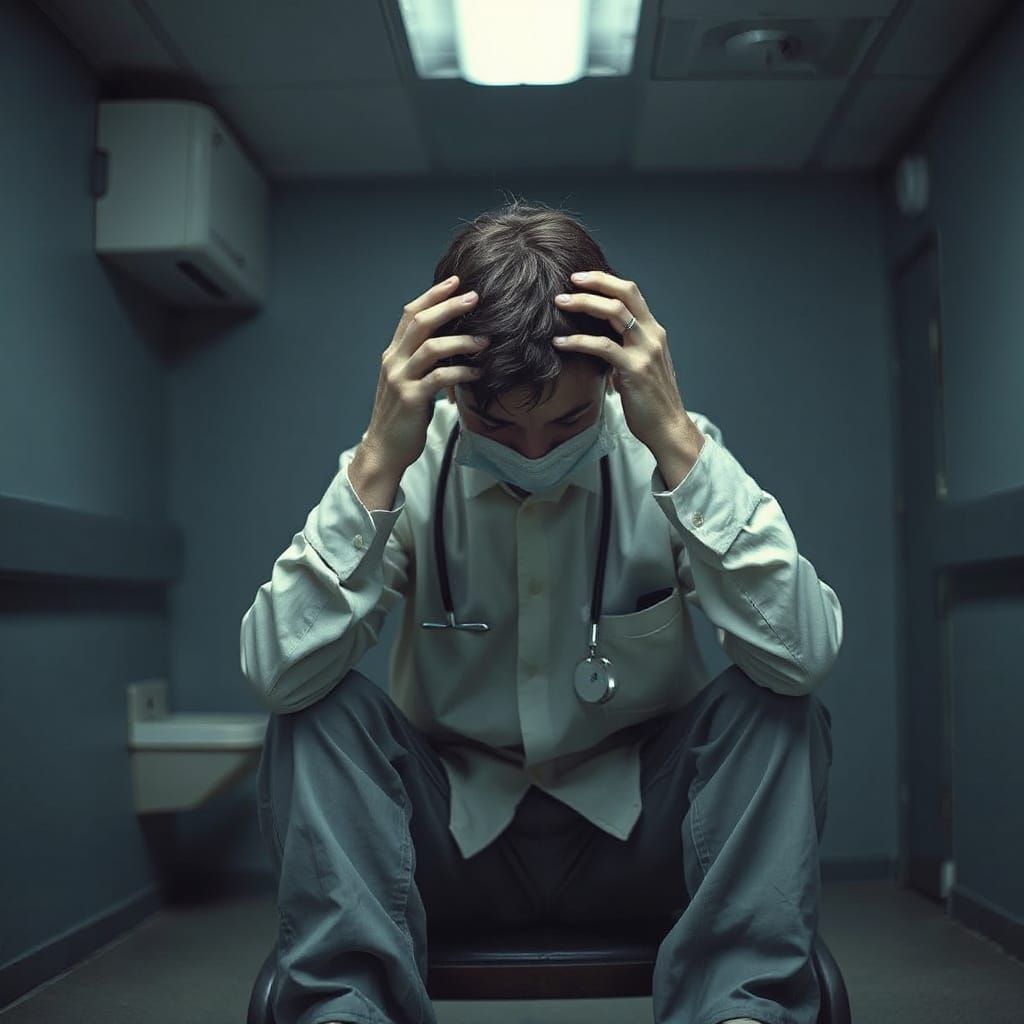 Person in Distress: Photorealistic Medical Photography