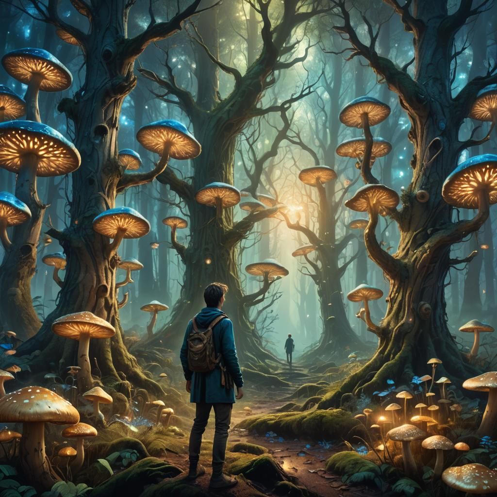 Mystical Forest Concept Art in Unreal Engine 5