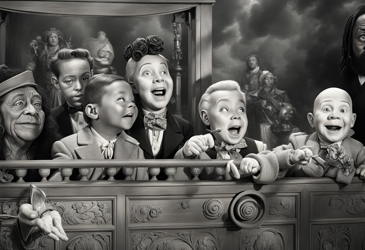 Surreal Stopmotion Heaven: A Dreamlike Photograph