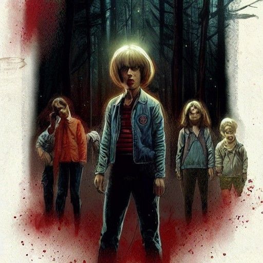 Sinister Stranger Things Art by Rutkowski