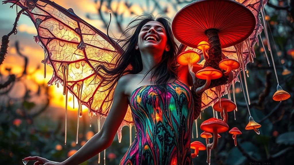 Melting Masterpiece: Surreal Dreamscape of Whimsy and Wonder