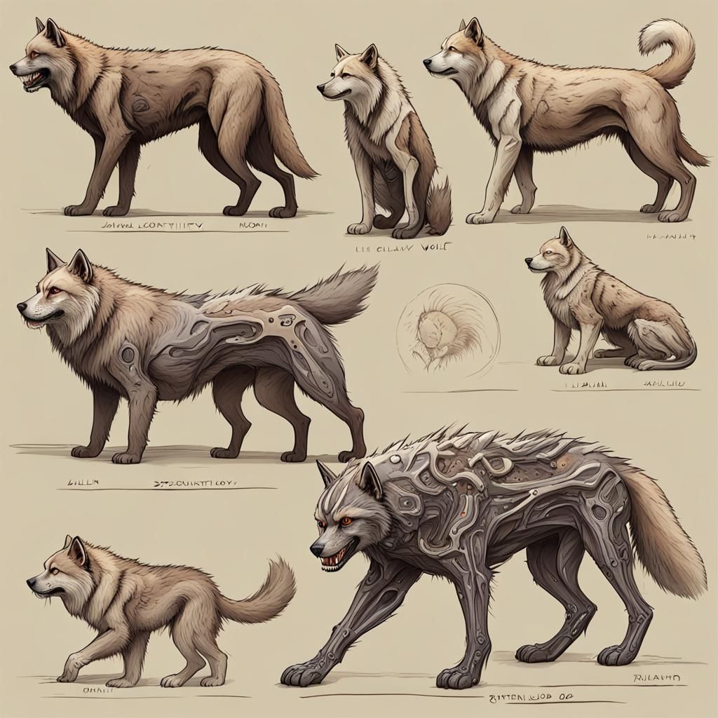 Alien Exoplanet with Raiju-like Creatures: Concept Art