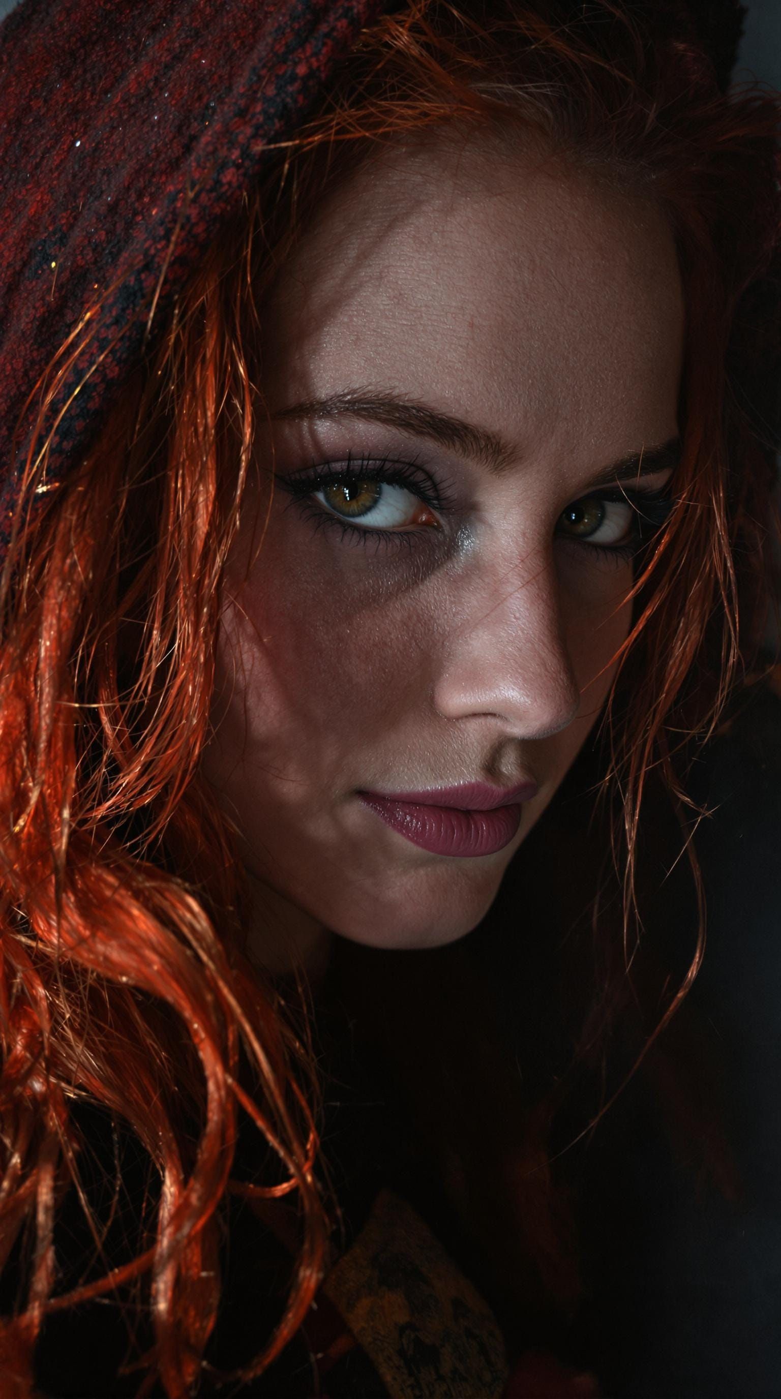 Hyper-Realistic Cosmic Goddess Portrait in Dramatic Lighting