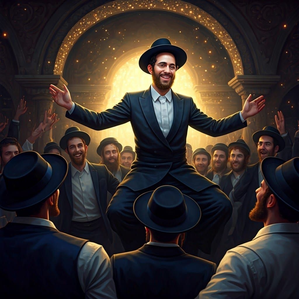 Hasidic Wedding Celebration in Jerusalem