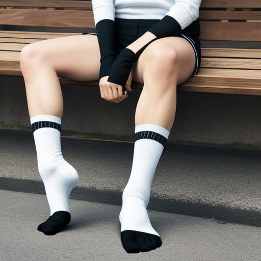 Vibrant Socks Take Center Stage in Digital Art