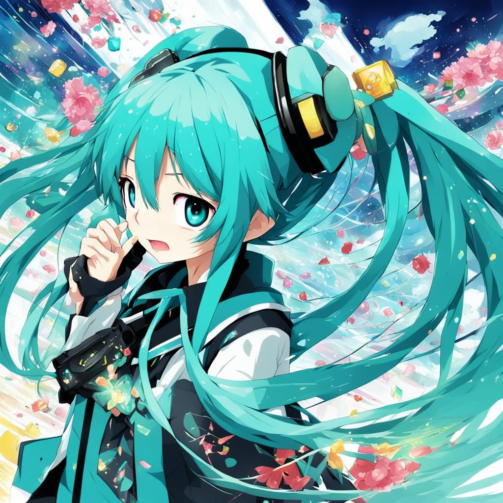 Hatsune Miku Anime Key Visual