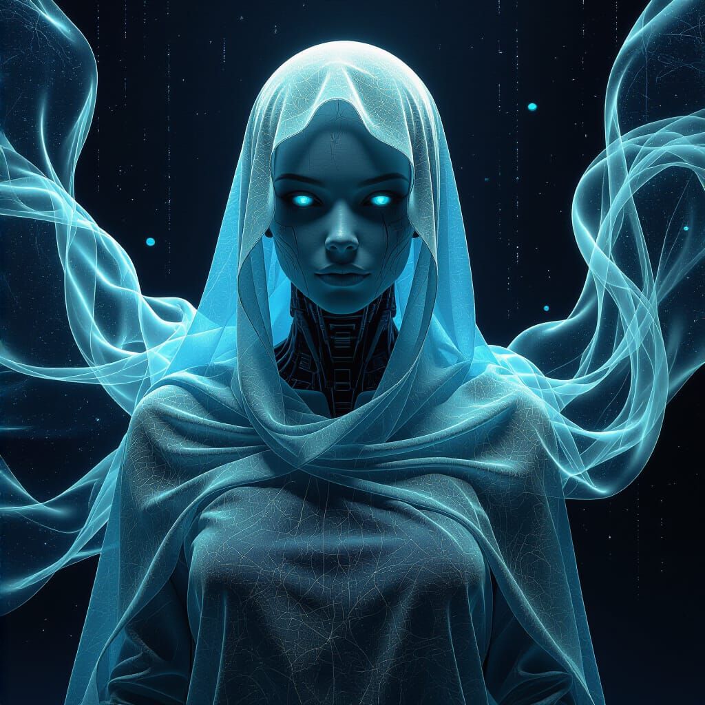 Hallucinatory Spectre Creature in Toxic Punk Style