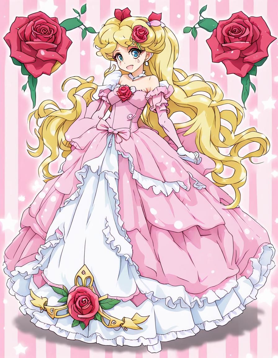 Milky Rose Ballgown AI Image