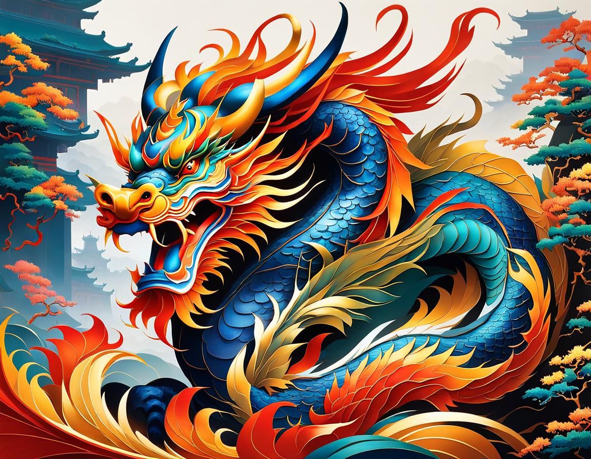 Year of the Dragon, 2024 by Per.