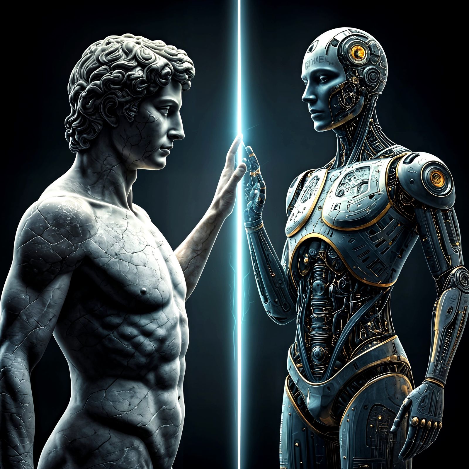 Humanity and Technology: A Surreal Dialogue