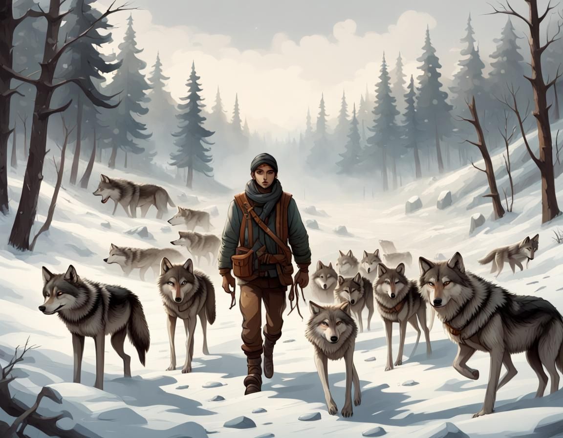 Indian Boy Leads Wolves to Village