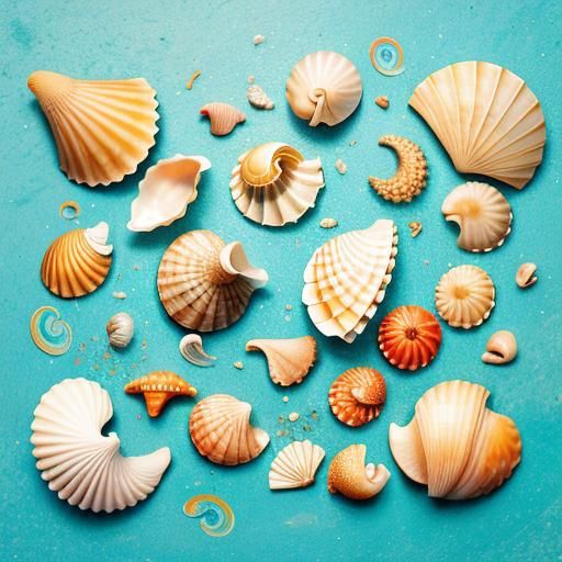 AI-Generated Seashells