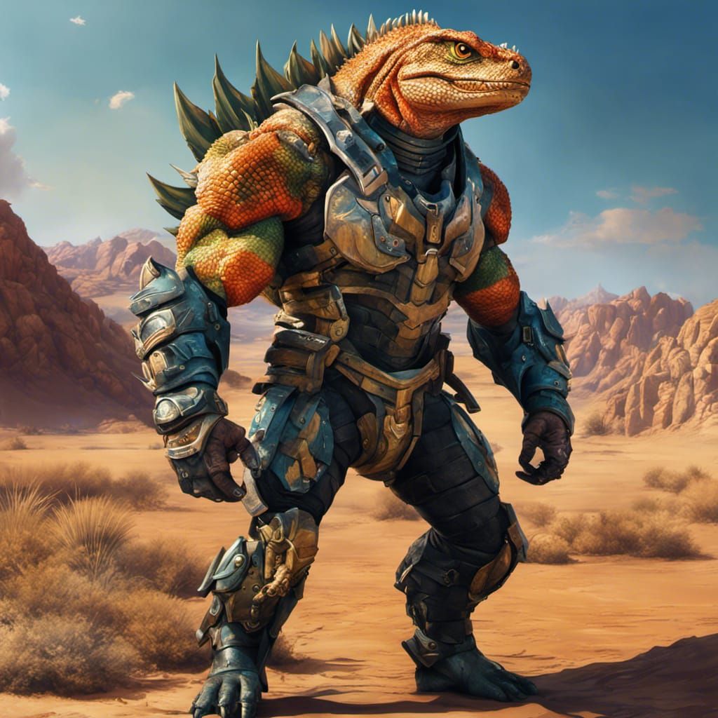 Post-Apocalyptic Reptile Concept