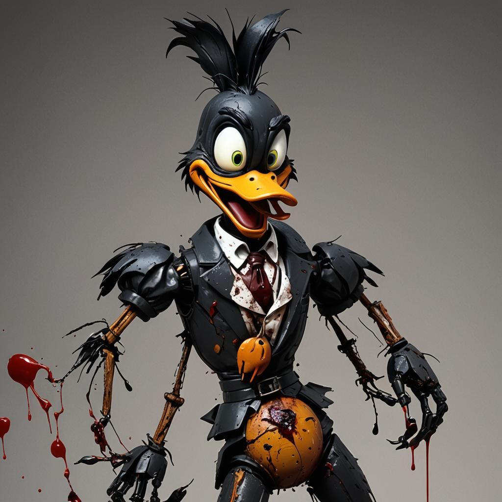 Daffy Duck fnaf animatronic,