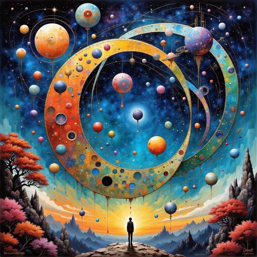 textured with large visible brush strokes, hypermaximalism, ...