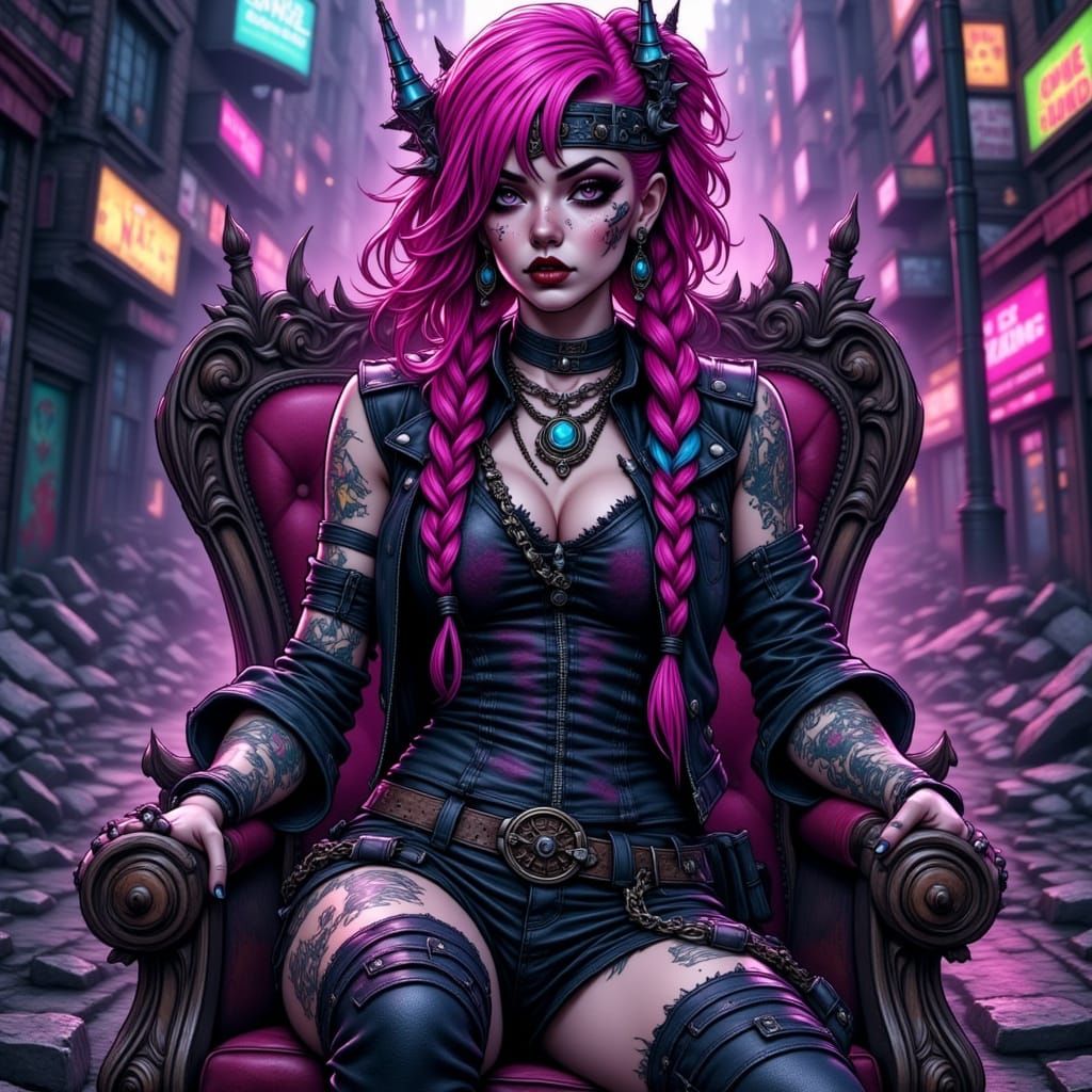 Post-Apocalyptic Trash Punk Queen Reigns Supreme