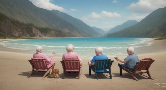 Visualizing Retirement: An AI Interpretation