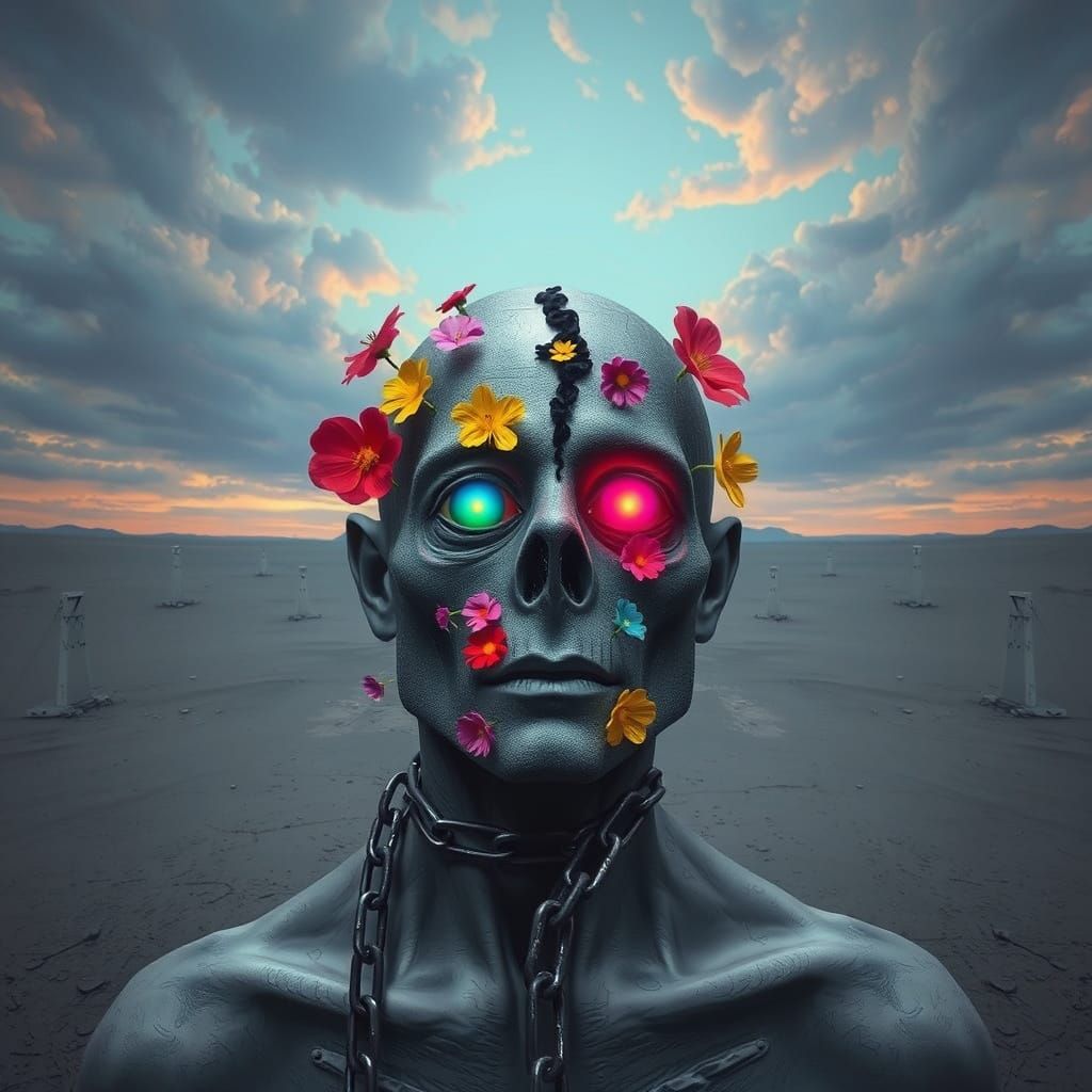 Surrealist Vision of Freedom in Chains