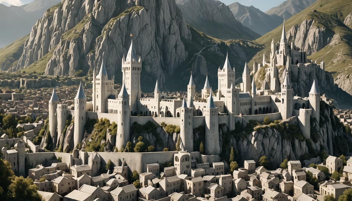 Minas Tirith: Towering Citadel of Gondor