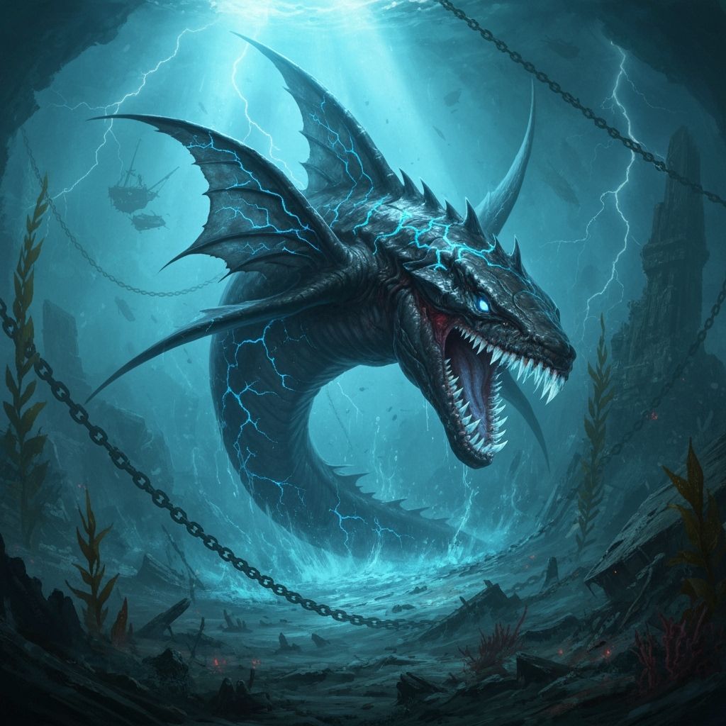 Colossal Leviathan Rises from the Mariana Trench