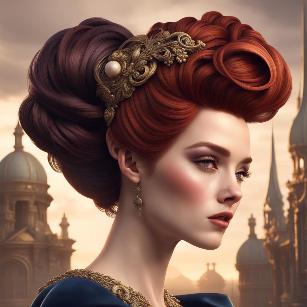 Elegant Hairstyle Inspired by Vintage Glamour