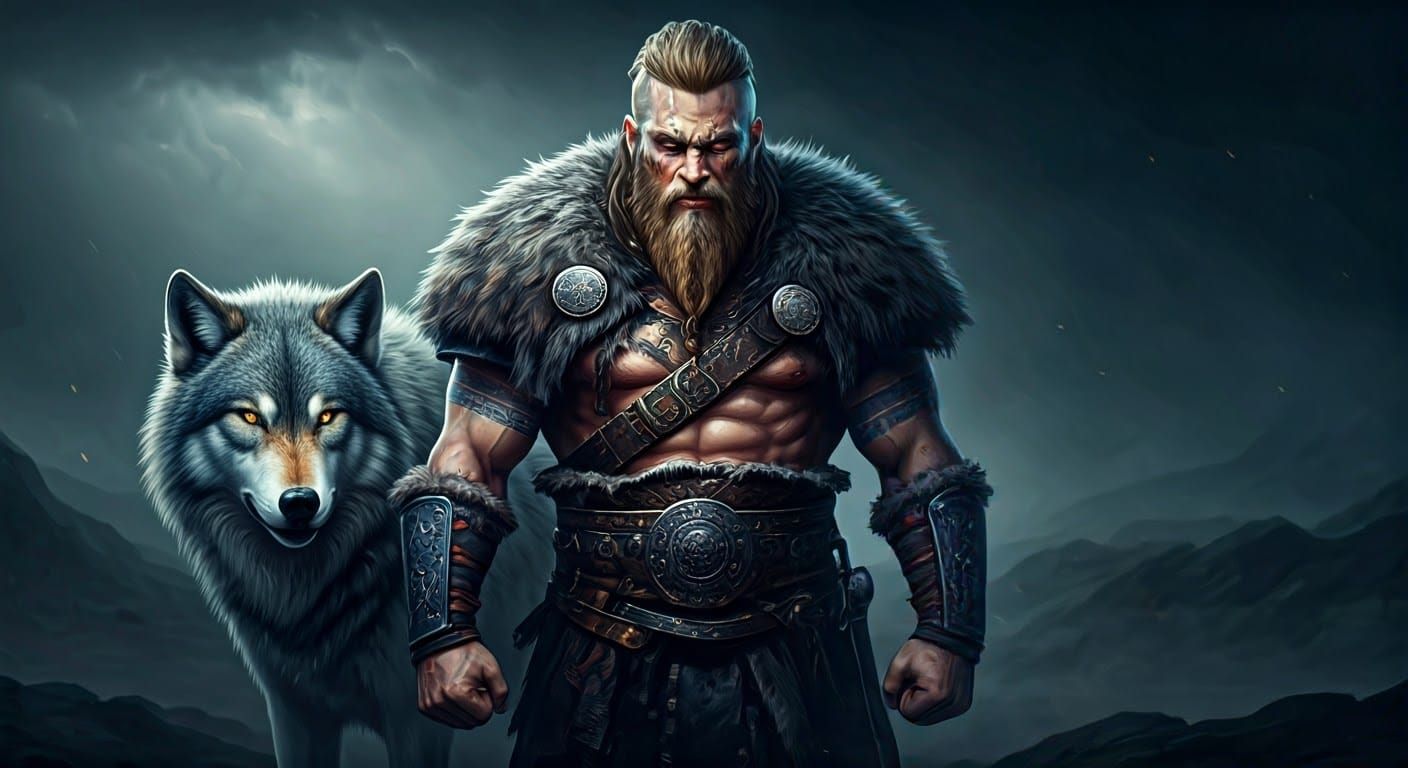 Viking barbarian
