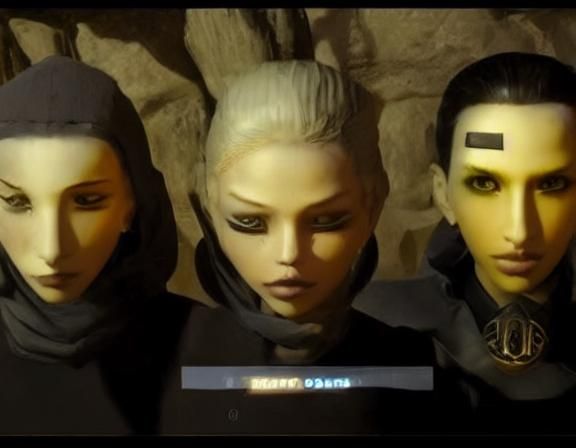 Futuristic Sci-Fi Scene with Intricate Mech Details