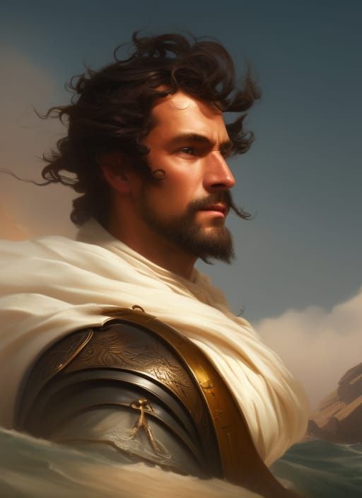 Victorian Sailor Portrait with Dynamic Lighting