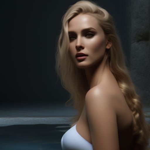 photorealism, fully body portrait, aphrodite goddess, perfec...