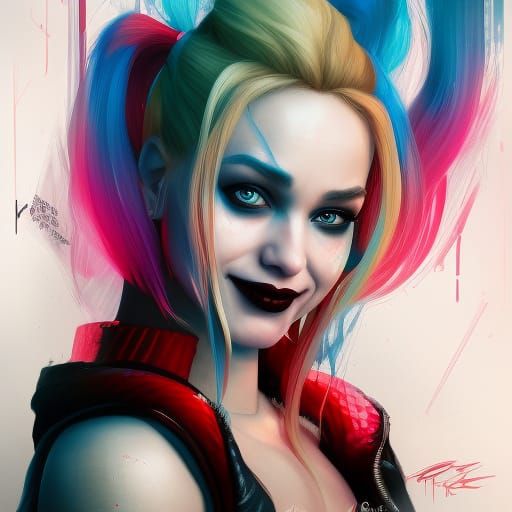 Harley Quinn Smile