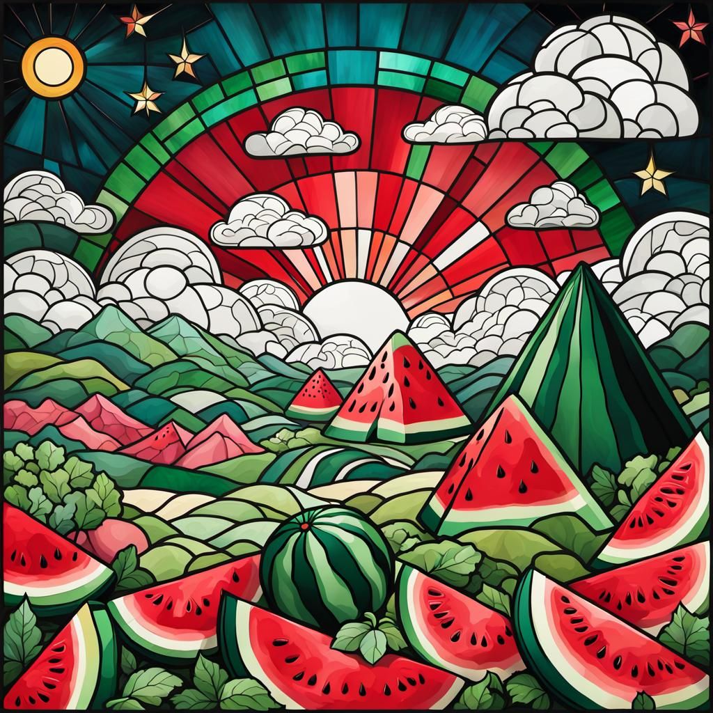 watermelon land. free palestine