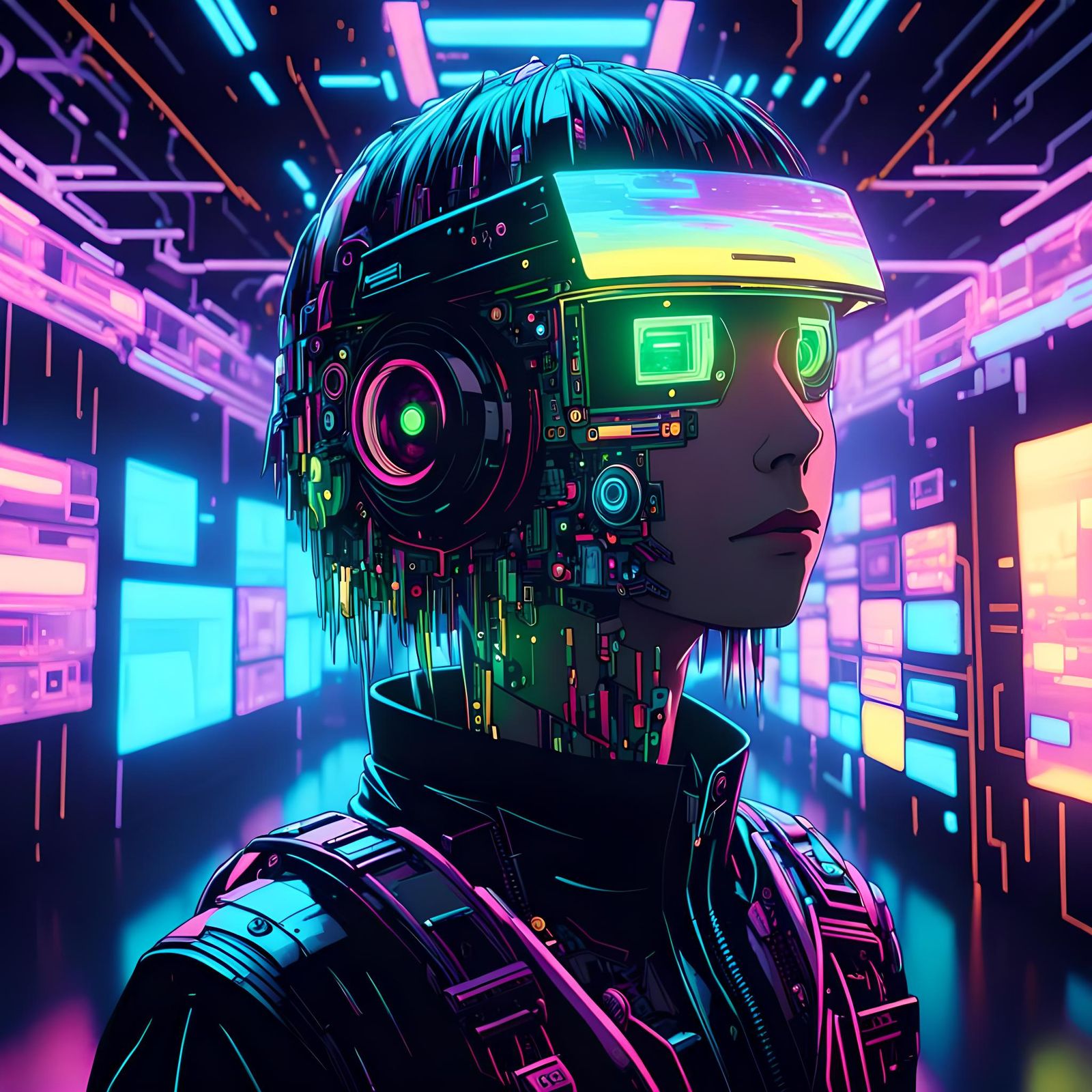 Gothic Art: Sad Day in Ethereal Futurism