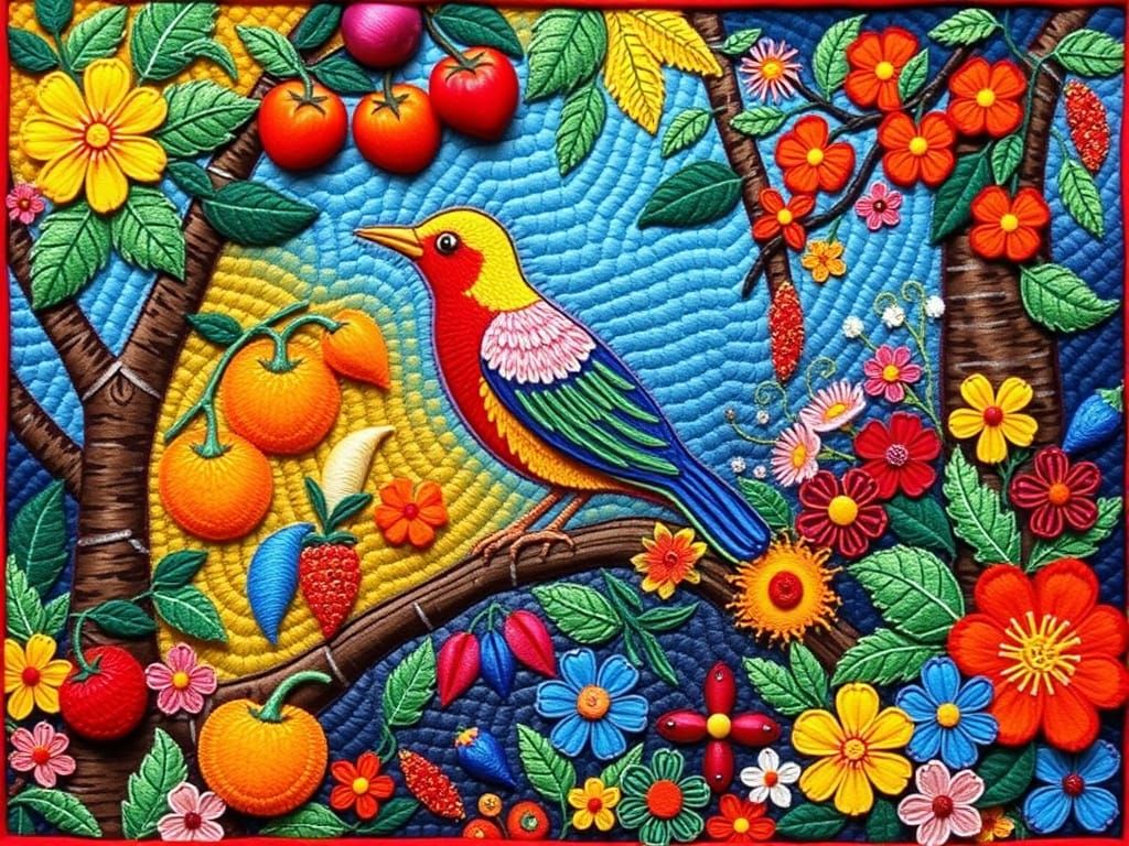 Quilted Bird