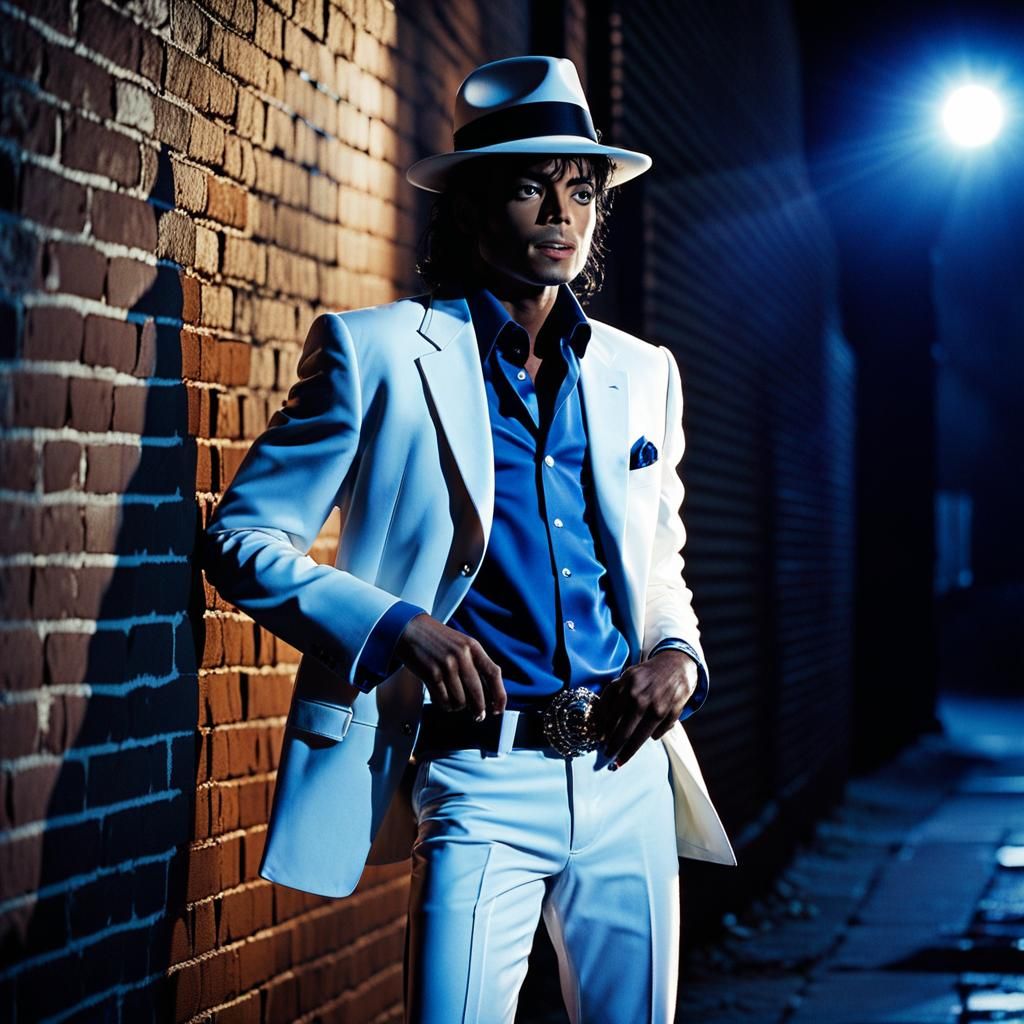 Michael Jackson in Film Noir Cinematic Style