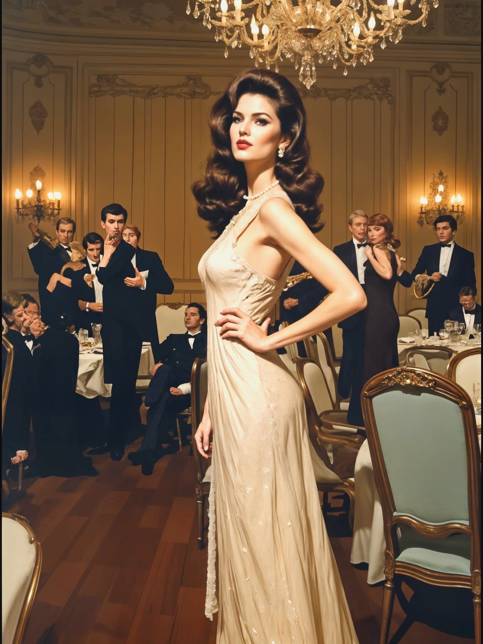 Vintage Glamour: A 1960s-Inspired Portrait