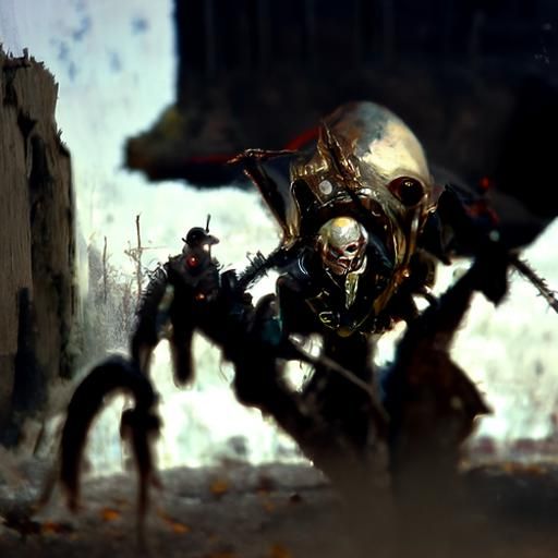 Sinister Radscorpion from Fallout, Dark Fantasy Art