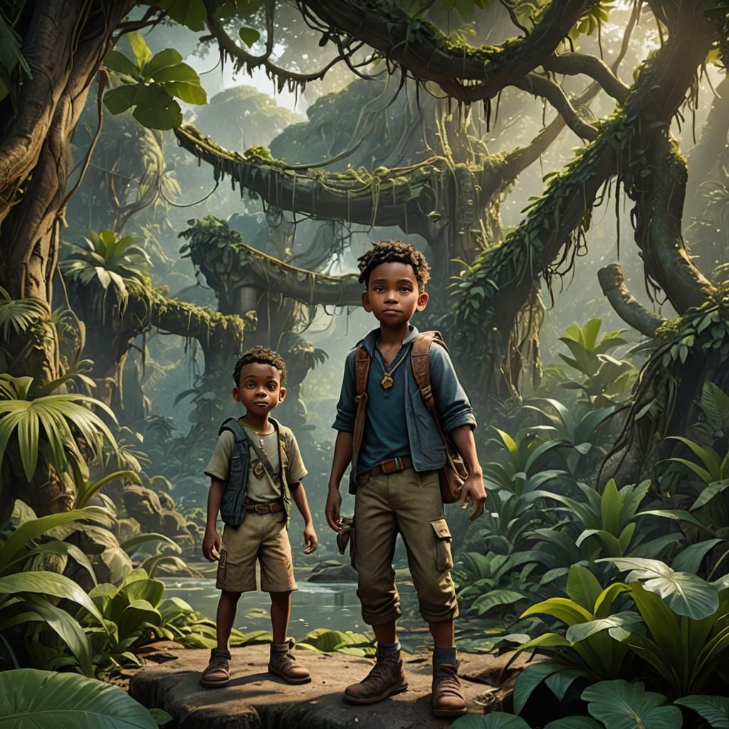 Boy's Journey: Rags to Riches in a Fantastical Jungle