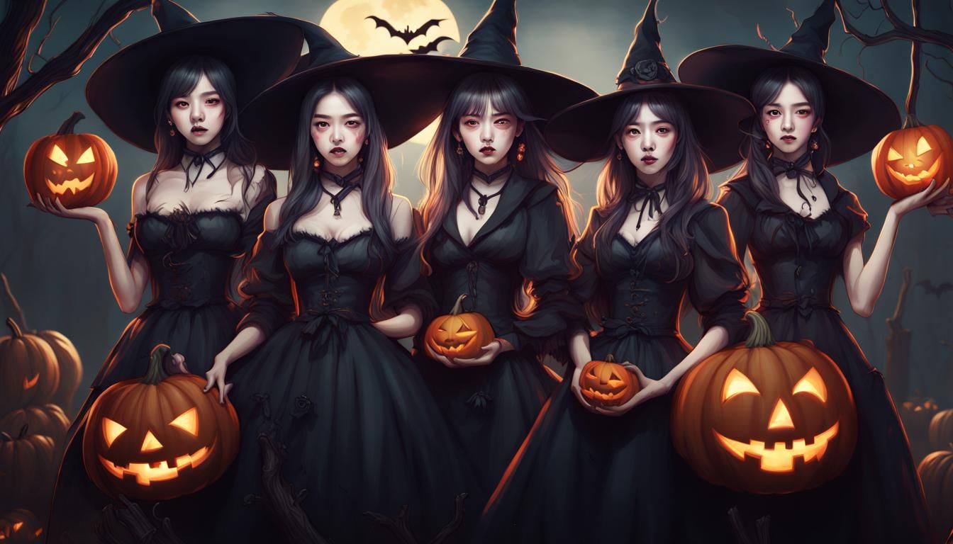 K-POP HALLOWEEN WITCHES
