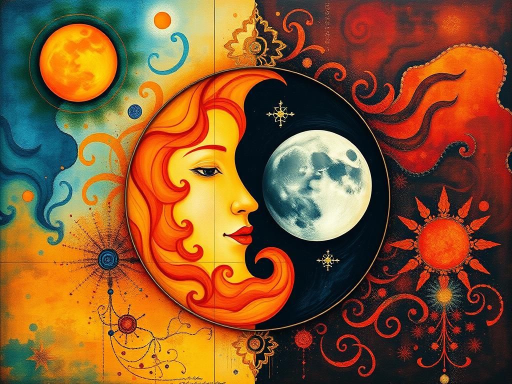 Yin and Yang: Harmony of Opposites in Mixed Media