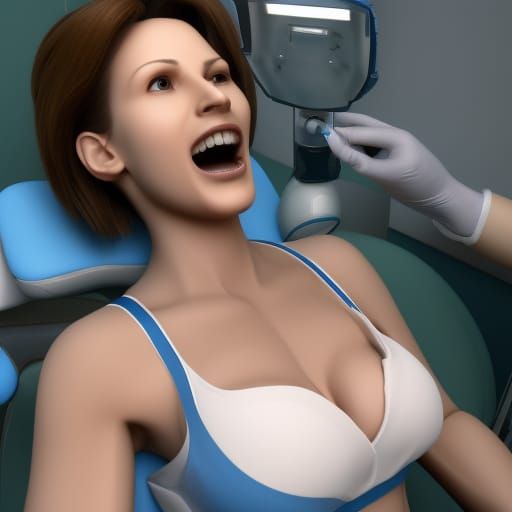 Jill Valentine at the Dentist: 3D Game Cinematic