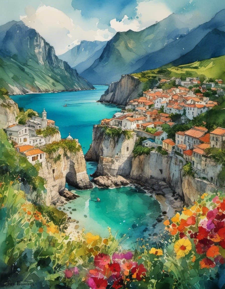 Stylized AI Image Generated Using LoRA